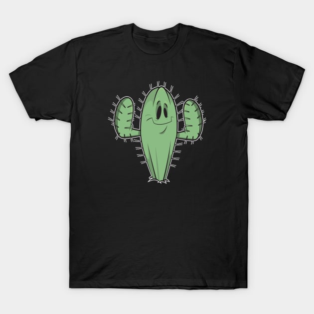 happy Cactus T-Shirt by CoySoup